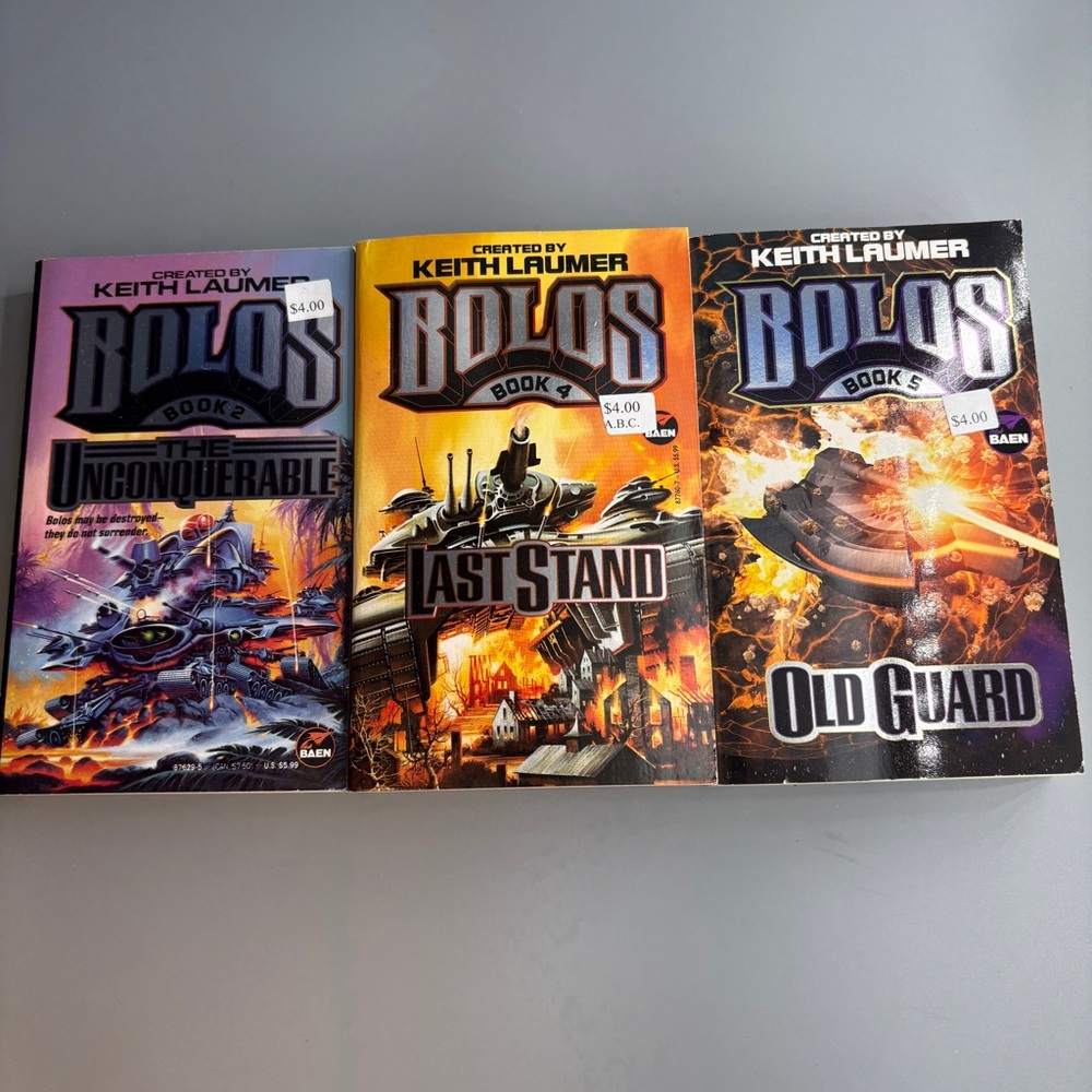 Keith Laumer BOLOS Paperbacks Lot of 3